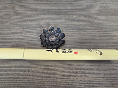 Lotus-shaped incense holder in antique style